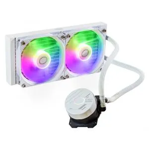 Cooler Master MasterLiquid 240L Core ARGB 240mm Close-Loop PWM AIO CPU Liquid Cooler - White