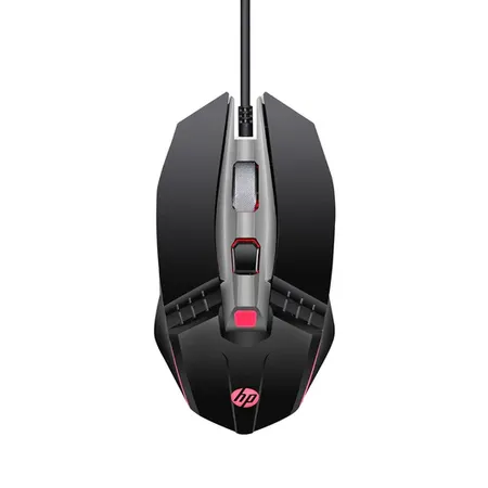 HP M270 3200DPI USB Wired Optical RGB Backlit Gaming Mouse - Black
