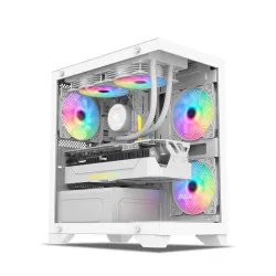 Ant Value CV200 Mini-Tower Gaming Cabinet White (CV200-WHITE)