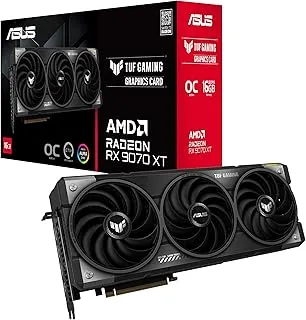 ASUS TUF Gaming Radeon™ RX 9070 XT OC Edition 16GB GDDR6 (PCI Express 5.0, 20 Gbps​, 16GB GDDR6) Graphic Card