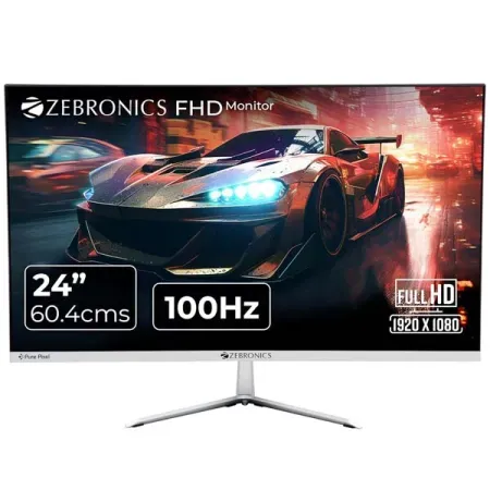 ZEBRONICS A24FHD 24 inch (60.4cm) 100Hz LED Monitor