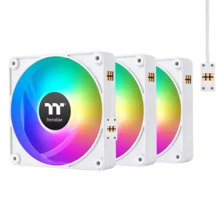 Thermaltake CT120 EX ARGB Sync PC 120mm Cooling Fan (3-Fan Pack, Matcha Green)
