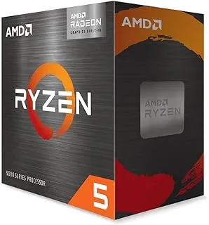 AMD Ryzen 5 5600G Processor with Radeon Graphics (6 Cores, 12 Threads, Max. Boost Clock Up To 4.4GHz, AM4 Socket and 19MB Cache)