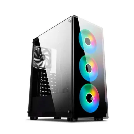 ANT ESPORTS ICE-311MT RGB ATX Mid Tower Cabinet (Black)