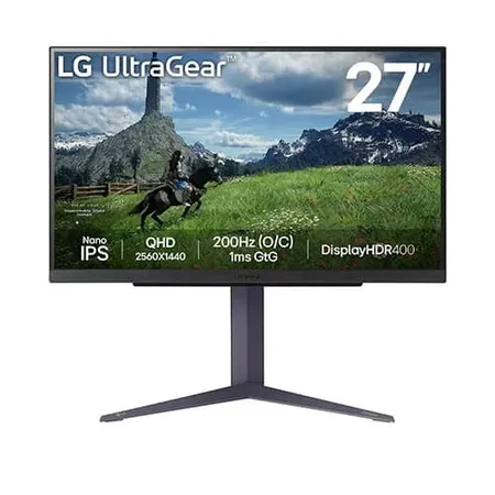LG UltraGear 27GS85Q-B 27 Inch QHD Gaming Monitor