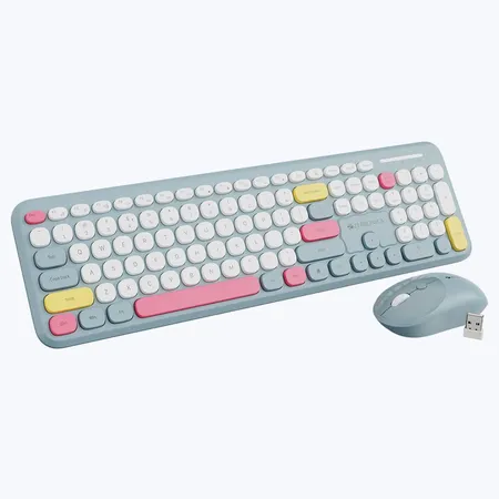 ZEBRONICS SET WIRELESS COMPANION 302 BLUE KEYBOARD