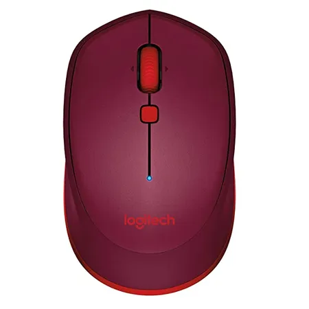 LOGITECH M337 Bluetooth Ambidextrous Gaming Mouse (M337) (1000DPI/3 Macro Button) (Red)