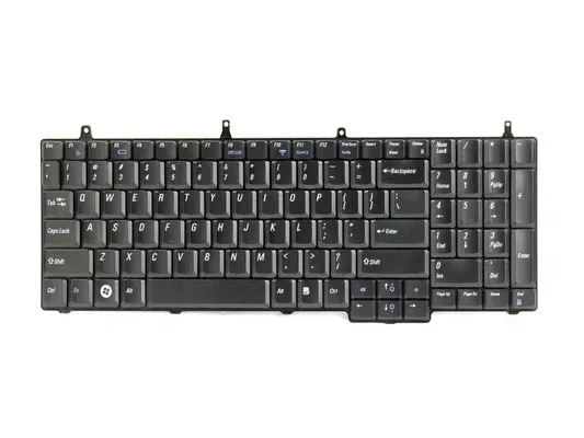 Dell Original US International Layout Vostro 1710 1720 Laptop Keyboard - Black