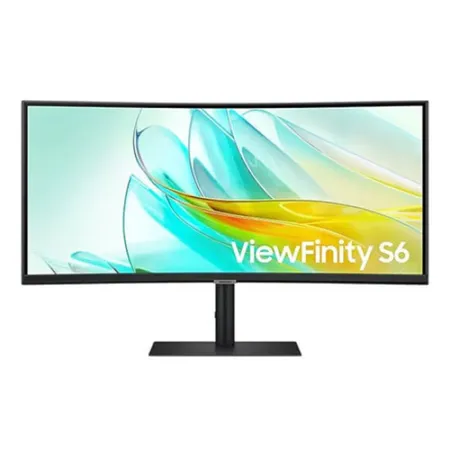 SAMSUNG View Finity S6 LS34C650UAWXXL 34 Inch 2K QHD 100Hz VA Panel 115% SRGB 1MS AMD Freesync Gaming Monitor