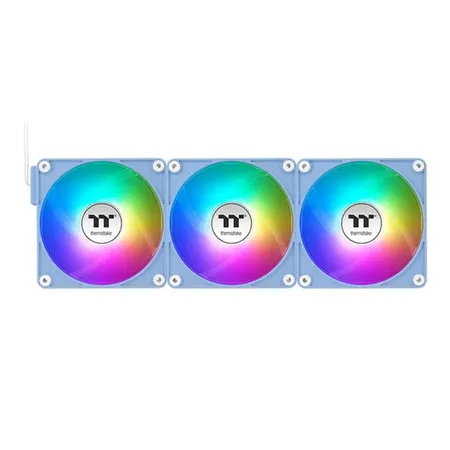 Thermaltake CT120 EX ARGB Sync 120mm CPU Liquid Cooler Hydrangea Blue - 3 Pack