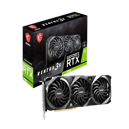 MSI GeForce RTX 3060 VENTUS 3X 12G OC 12GB GDDR6 Graphic Card