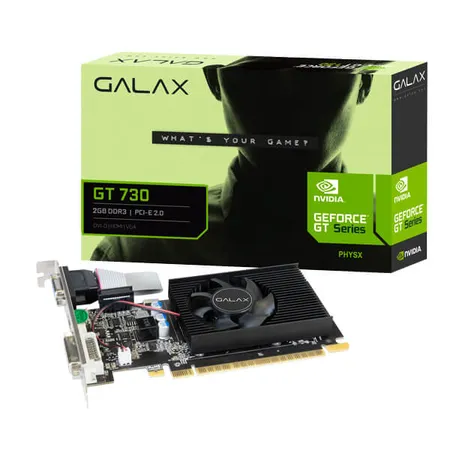 GALAX GEFORCE GT 730 LP 4GB DDR3 4GB DDR3 64-bit Graphic Card 73GQF8HX00HD