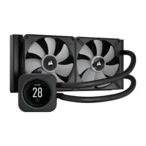 CORSAIR H100 RGB 240mm CPU Liquid Cooler (Black)