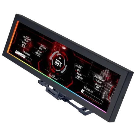 Lian Li 8.8 Inch Universal Screen (US88v1) - Black...