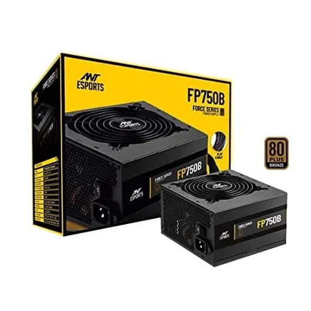Ant Esports FP750B - 80 Plus Bronze Certified 750 Watt Non-Modular Power Supply