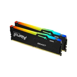 Kingston Fury Beast RGB EXPO 32GB (16GBx2) DDR5 6000MHz Desktop Memory (Black) KF560C30BBEAK2-32