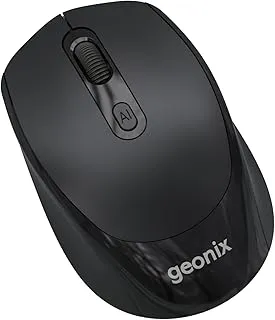 Geonix Nimbus 03 Optical Wireless Mouse, Range 10m, 4 Buttons; 2.4GHz Nano Receiver, 3 DPI Modes, 2*AA Cell, Optical Orientation, Plug & Play