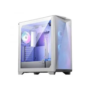 MSI MPG GUNGNIR 300R AIRFLOW White Mid Tower Cabinet, E-ATX Support, Mesh Front, USB Type C, Up To 360 mm Radiator Support