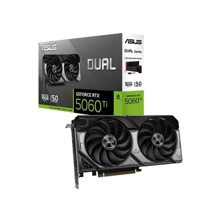 Asus Dual RTX 5060 Ti 16GB GDDR7 Graphics Card (DUAL-RTX5060TI-16G)