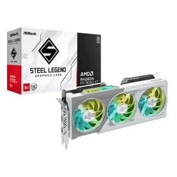 Asrock AMD Radeon RX 9060 XT Steel Legend 8GB OC Graphics Card