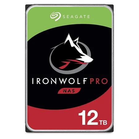 Seagate IronWolf Pro 12TB 7200 RPM 3.5" SATA 6Gb/s Enterprise NAS Internal Hard Drive