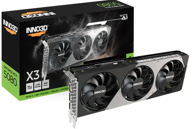 INNO3D GEFORCE RTX 5080 X3 NVIDIA GRAPHIC CARD