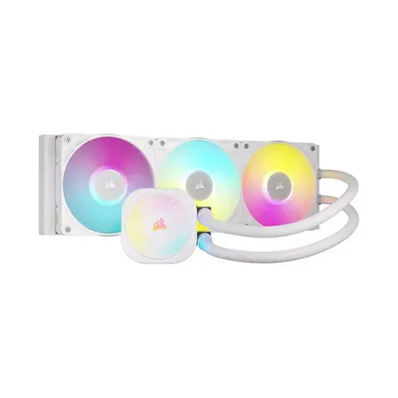 CORSAIR iCUE Link Titan 360 RX RGB 360mm CPU Liquid Cooler ( With LCD Display ) ( White )