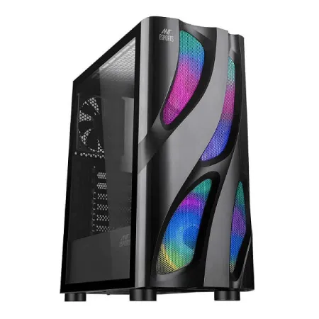 ANT ESPORTS ICE-320TG RGB ATX Mid Tower Cabinet (Black)