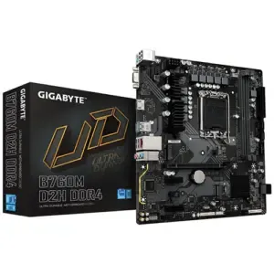 GIGABYTE B760M D2H DDR4 (rev. 1.0) Intel Motherboard Supports Intel 12th, 13th & 14th Gen Processors
