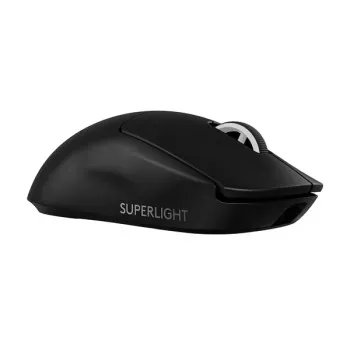 LOGITECH G PRO X Superlight 2 DEX Wireless Ergonomic Gaming Mouse ( 910-007359 / 4400DPI / 5 macro Button ) ( Black )