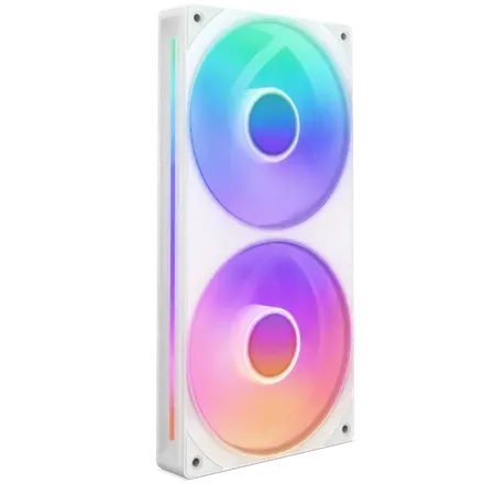 NZXT F280 RGB Core 280mm Single-Frame RGB Fan Unit-White