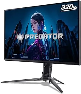 Predator XB253Q F3 24.5 Inch IPS FHD Gaming Monitor | 320Hz Refresh | 1 ms VRB | FreeSync Premium | sRGB 99%, HDR10 | ErgoStand Tilt/Swivel/Height | 2×HDMI 2.0 + DP 1.4 | Eye Care | Dual Speakers