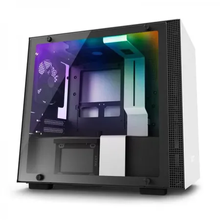 NZXT H210i ITX Mini Tower Cabinet (Matte White-Black)