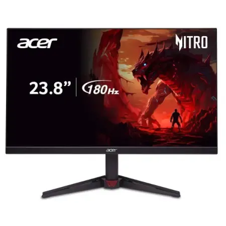 Acer Nitro VG240Y X1 23.8 Inch IPS Full HD Backlit LED Gaming Monitor I 0.5 MS Response I 200Hz Refresh Rate I SRGB 99%, HDR 10 I 2xHDMI, 1xDP I Stereo Speakers I AMD FreeSync Premium I Eye Care