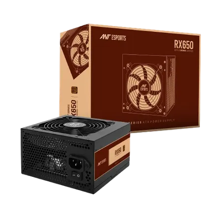 Ant Esports Rx Series Rx650 80 Plus Bronze Power Supply (RX650)