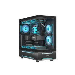 Ant Esports Crystal X6 Pro Mid Tower ATX Cabinet Black (CRYSTAL-X6-PRO-BLACK)