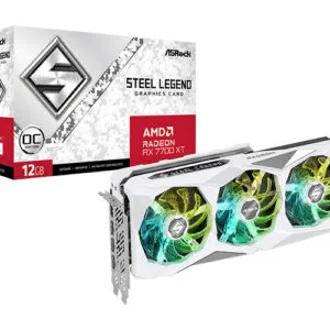 ASRock Radeon RX 7700 XT Steel Legend 12GB OC Graphics Card