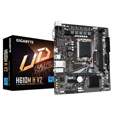 Gigabyte H610M H V2 DDR5 Lga1700 Micro Atx Motherboard (H610M-H-V2)