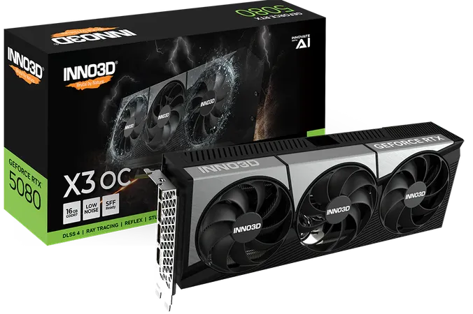 Inno3D GeForce RTX 5080 X3 OC 16GB - Black...
