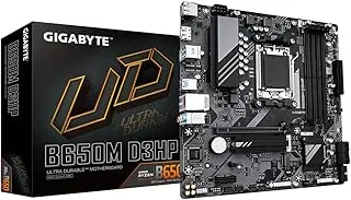 GIGABYTE B650M D3HP AMD AM5 LGA 1718 Micro ATX Motherboard, PCIe 4.0, DDR5, USB 3.2 Gen2X2, 2.5 GbE LAN