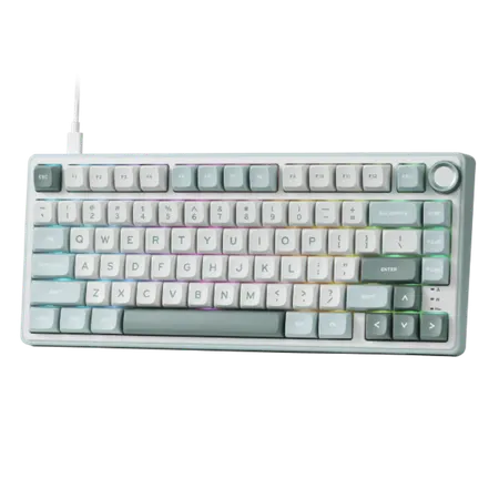 ROYAL KLUDGE R75 75% Wired Mechanical Gaming Keyboard ( Blackberry Mousse ) ( Blue Switch )