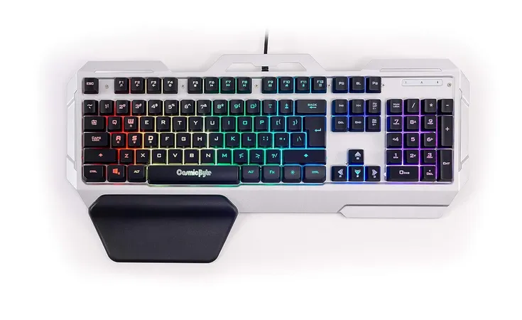 COSMIC BYTE CB-GK-06 GALACTIC (BLACK/SILVER) GAMING KEYBOARD