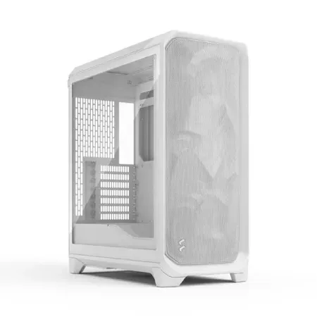 Fractal Design Meshify 3 TG Clear Tint ATX Mid Tower PC Case (White)