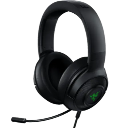 RAZER Kraken X for Console Wired Gaming Headphones With Mic ( Black - Blue ) ( Pc / Mac / Xbox / PS4 / PS5 )