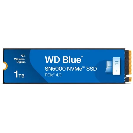 WESTERN DIGITAL BLUE SN5000 NVME 1TB, UPTO 5150MB/S R, 4900MB/S W, 5Y WARRANTY