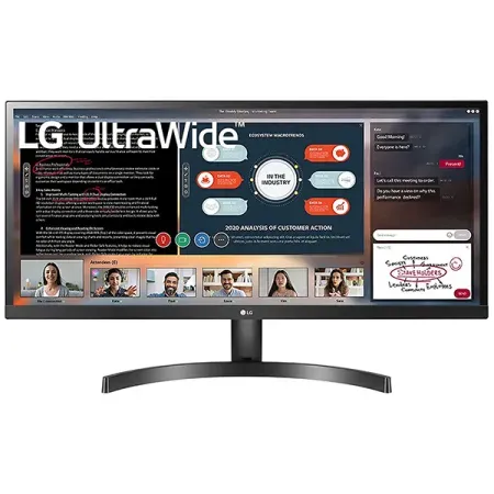 LG Ultrawide – 29Wp60G, 29 Inch (73 cm) Wfhd 2560 X 1080 Pixels IPS Gaming Monitor with 1Ms Response Rate, 75Hz Refresh Rate, AMD Freesync, Color Calibrated – USB C, Display Port, Hdmi, Black