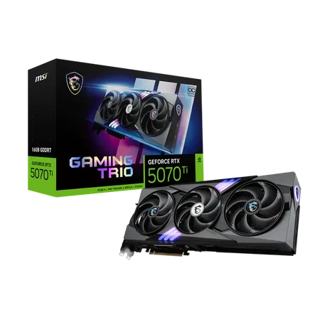 MSI GeForce RTX 5070 Ti 16G GAMING TRIO OC 16GB GDDR7