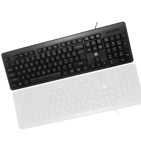 HP K100 Wired Wired USB Desktop Keyboard (Black)