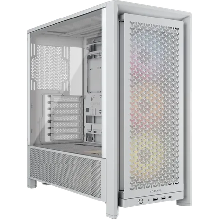 CORSAIR Frame 4000D RS ARGB White E-ATX Mid Tower Case