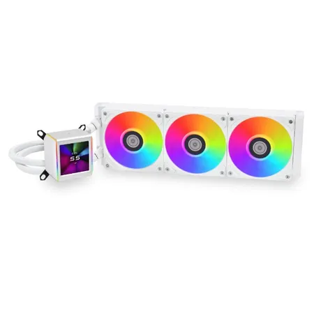 Lian Li Galahad II LCD 360 AIO CPU Cooler - White...